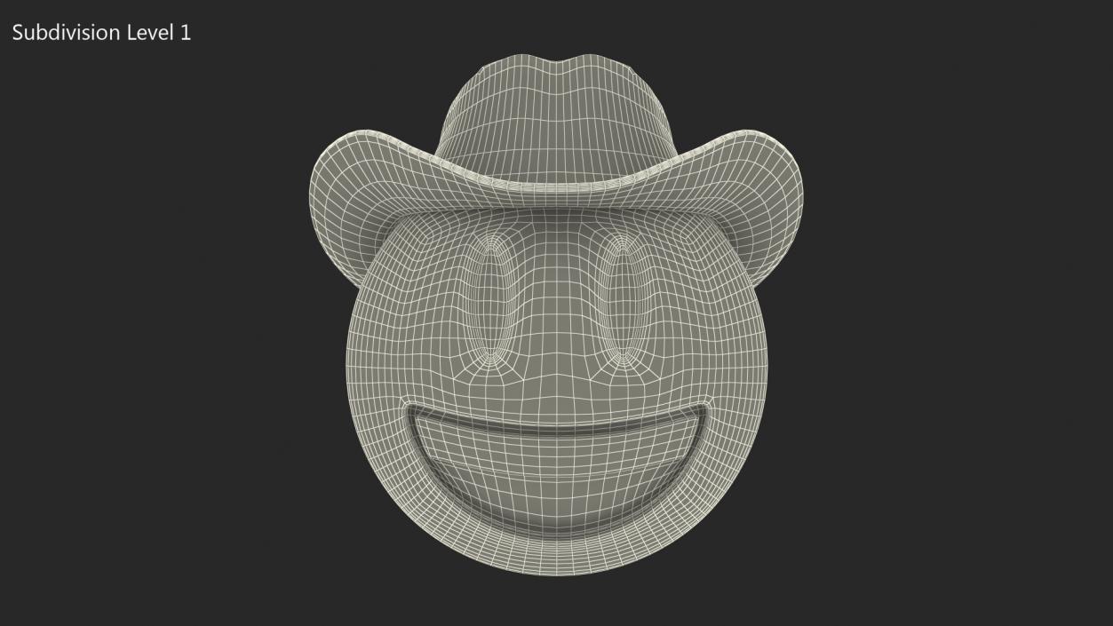 Cowboy Emoji 3D