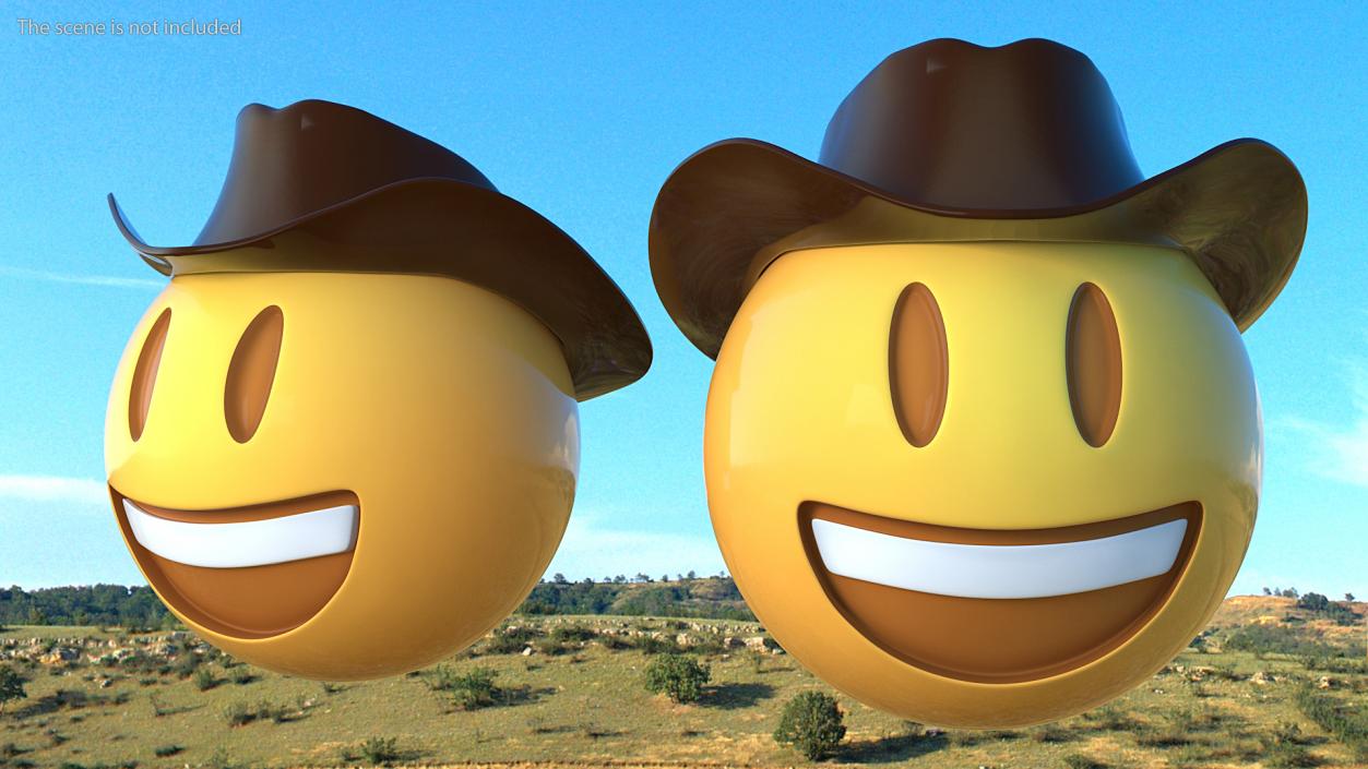 Cowboy Emoji 3D