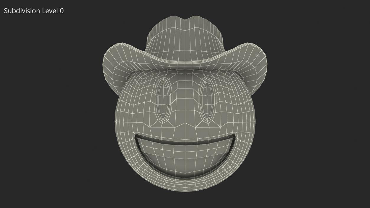 Cowboy Emoji 3D