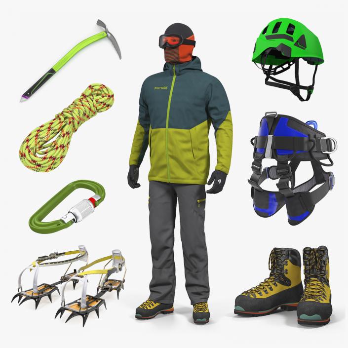 3D Climbing Equipment Collection 5