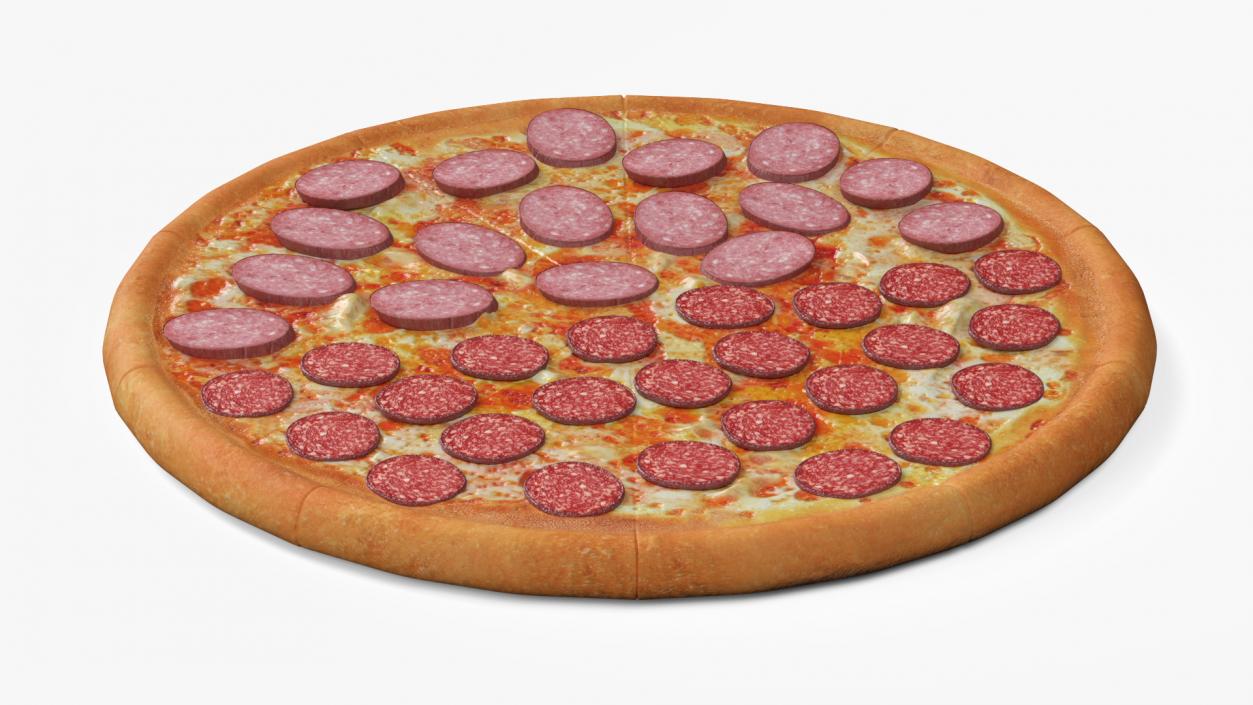 3D model Classic Salami Pizza