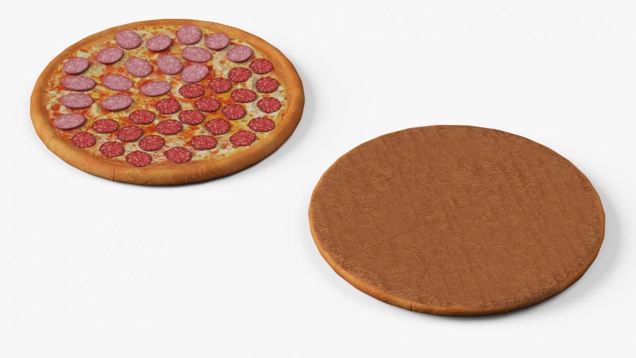 3D model Classic Salami Pizza