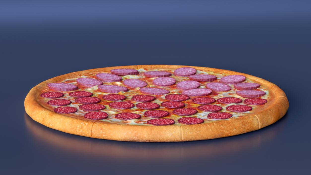 3D model Classic Salami Pizza