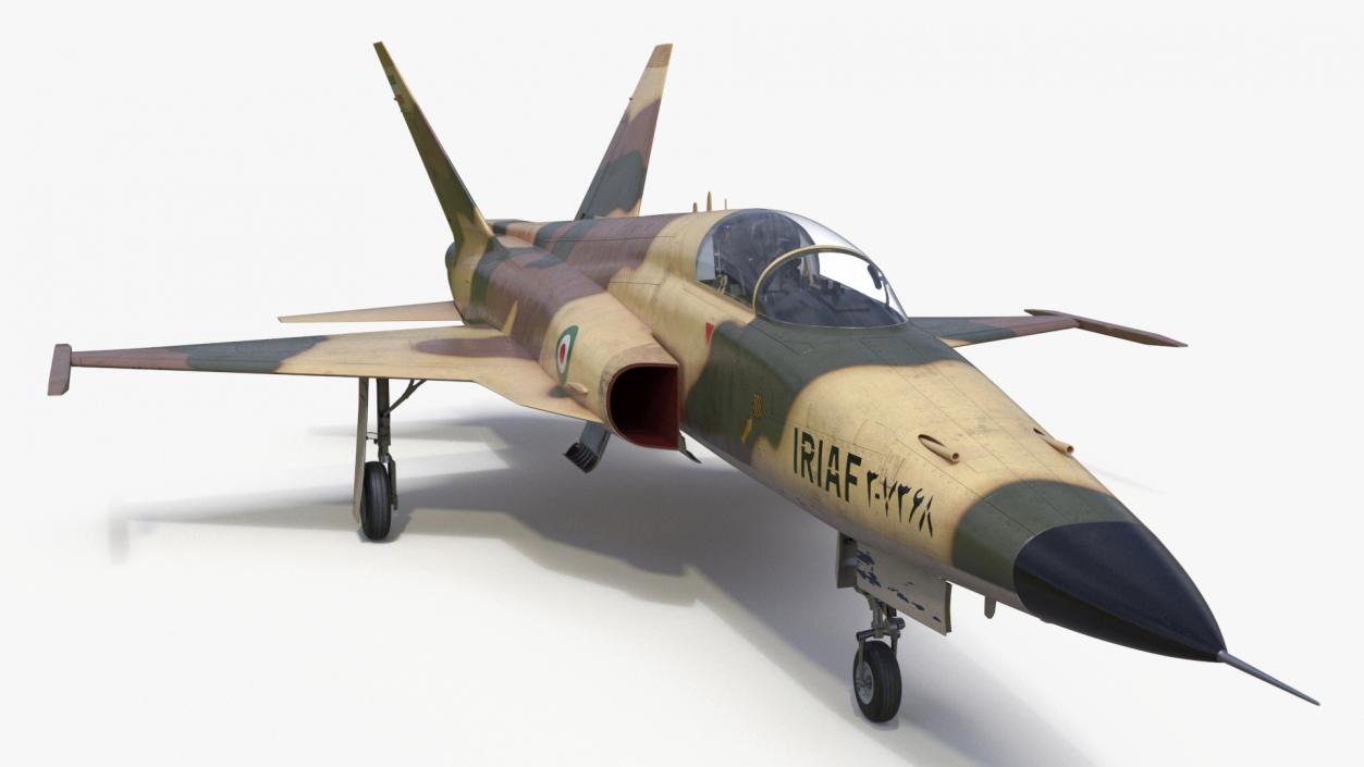 3D model Iranian Aircraft HESA Saeqeh without Arm