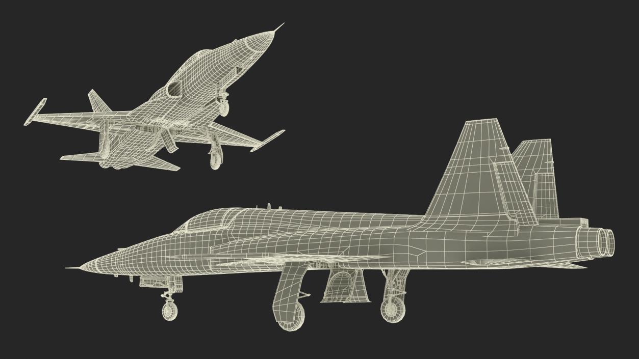 3D model Iranian Aircraft HESA Saeqeh without Arm