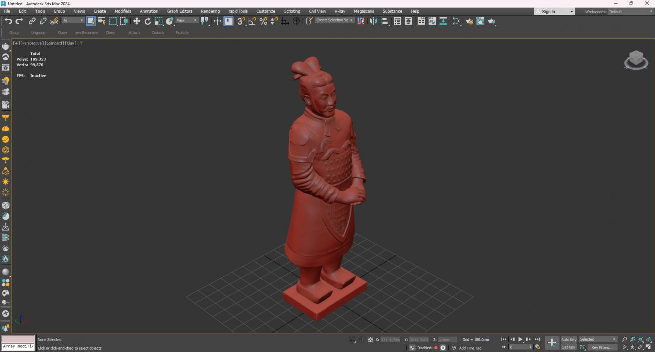 3D Terracotta Warrior for 3D Print