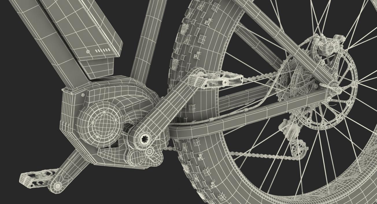 3D model Mondraker E-Panzer Electric Trail Bike Rigged