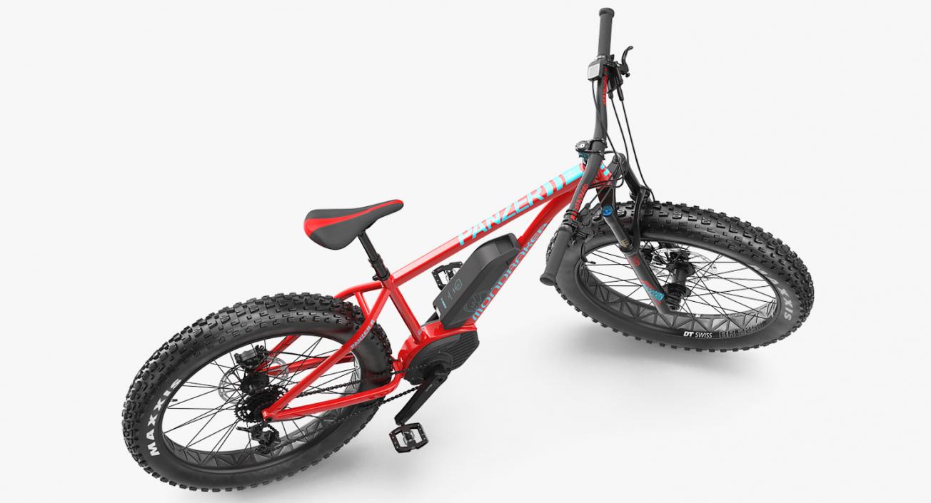 3D model Mondraker E-Panzer Electric Trail Bike Rigged