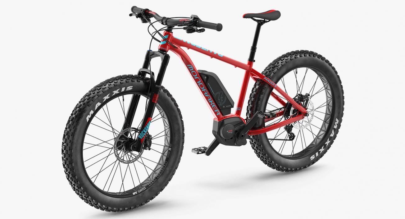 3D model Mondraker E-Panzer Electric Trail Bike Rigged