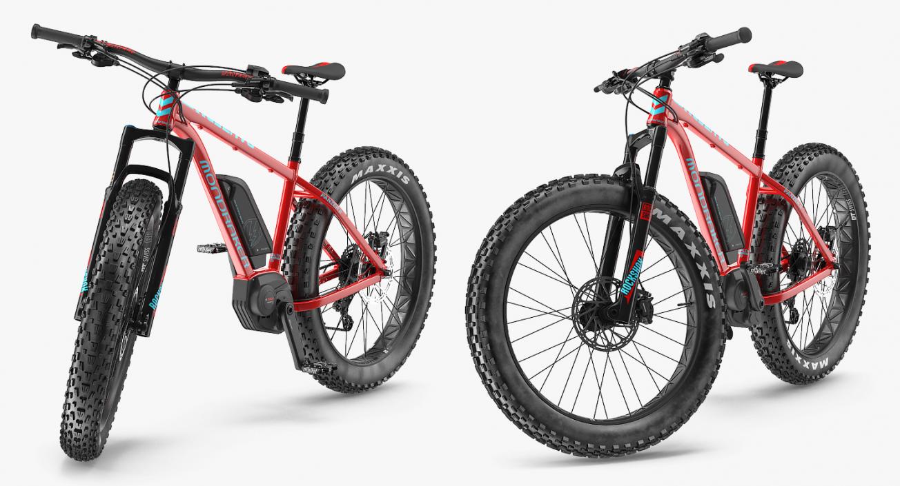 3D model Mondraker E-Panzer Electric Trail Bike Rigged