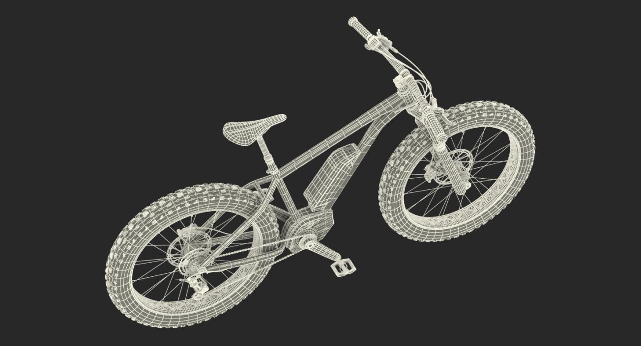 3D model Mondraker E-Panzer Electric Trail Bike Rigged