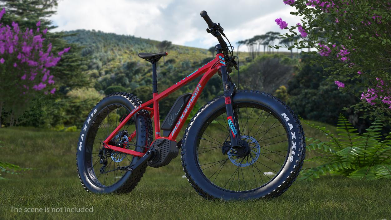 3D model Mondraker E-Panzer Electric Trail Bike Rigged