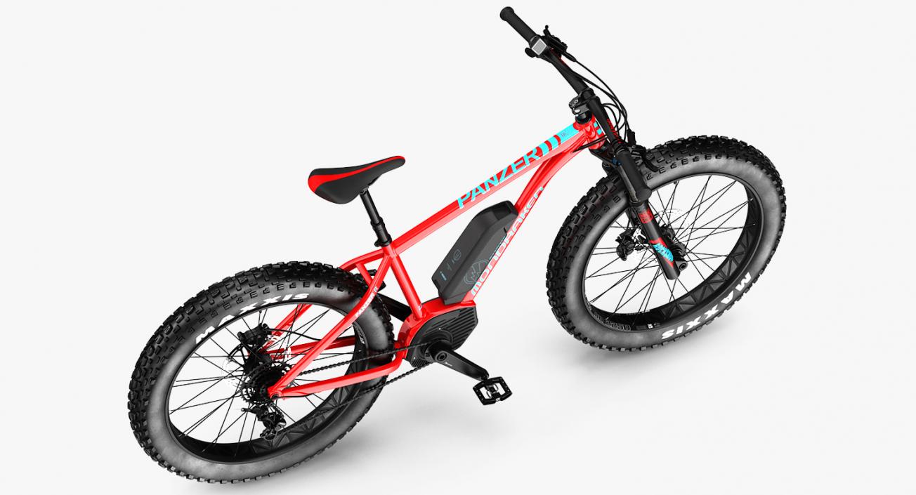 3D model Mondraker E-Panzer Electric Trail Bike Rigged