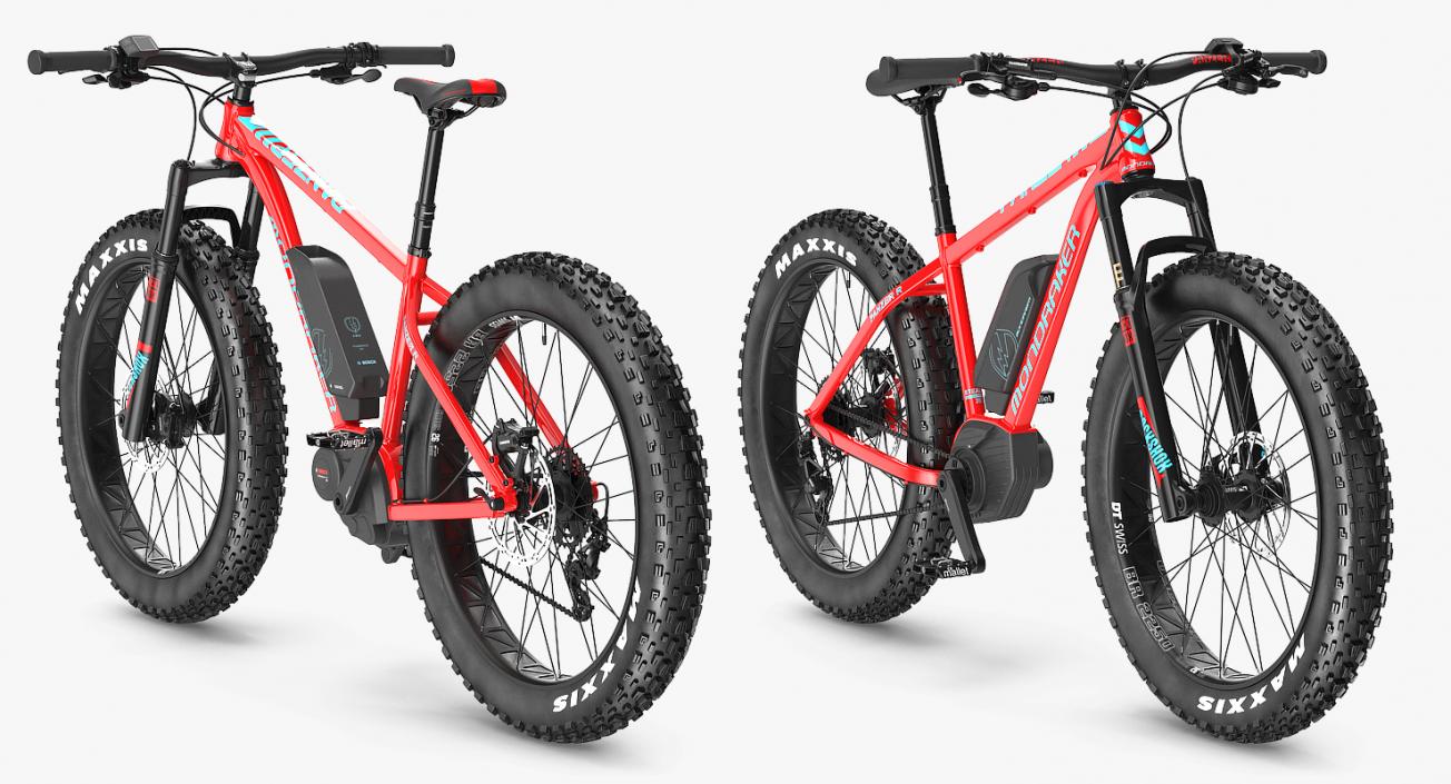 3D model Mondraker E-Panzer Electric Trail Bike Rigged