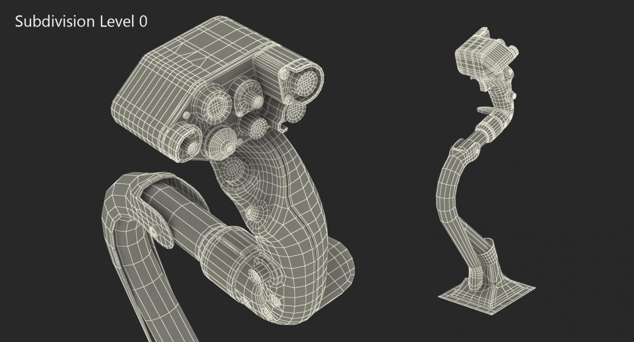 3D Helicopter Cyclic Stick model