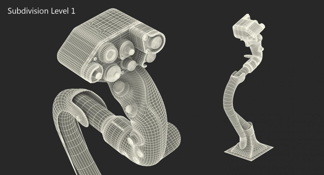 3D Helicopter Cyclic Stick model