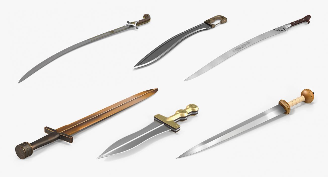 3D model Ancient Swords Collection