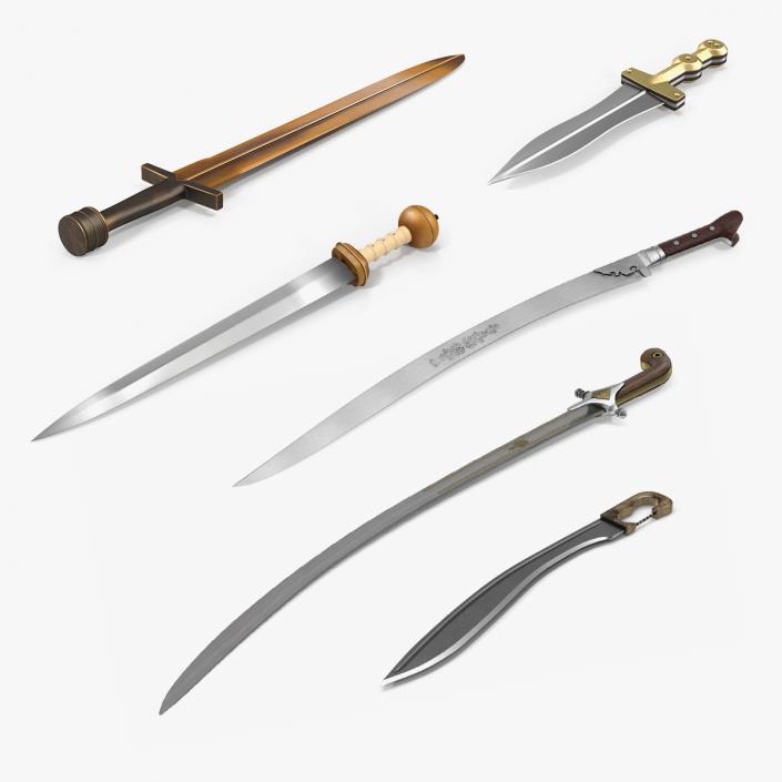 3D model Ancient Swords Collection