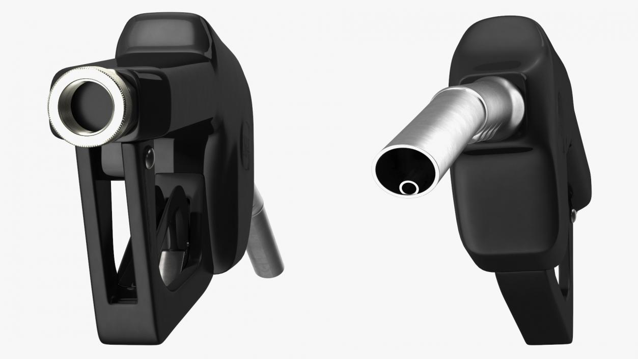 Black Fuel Nozzle 3D