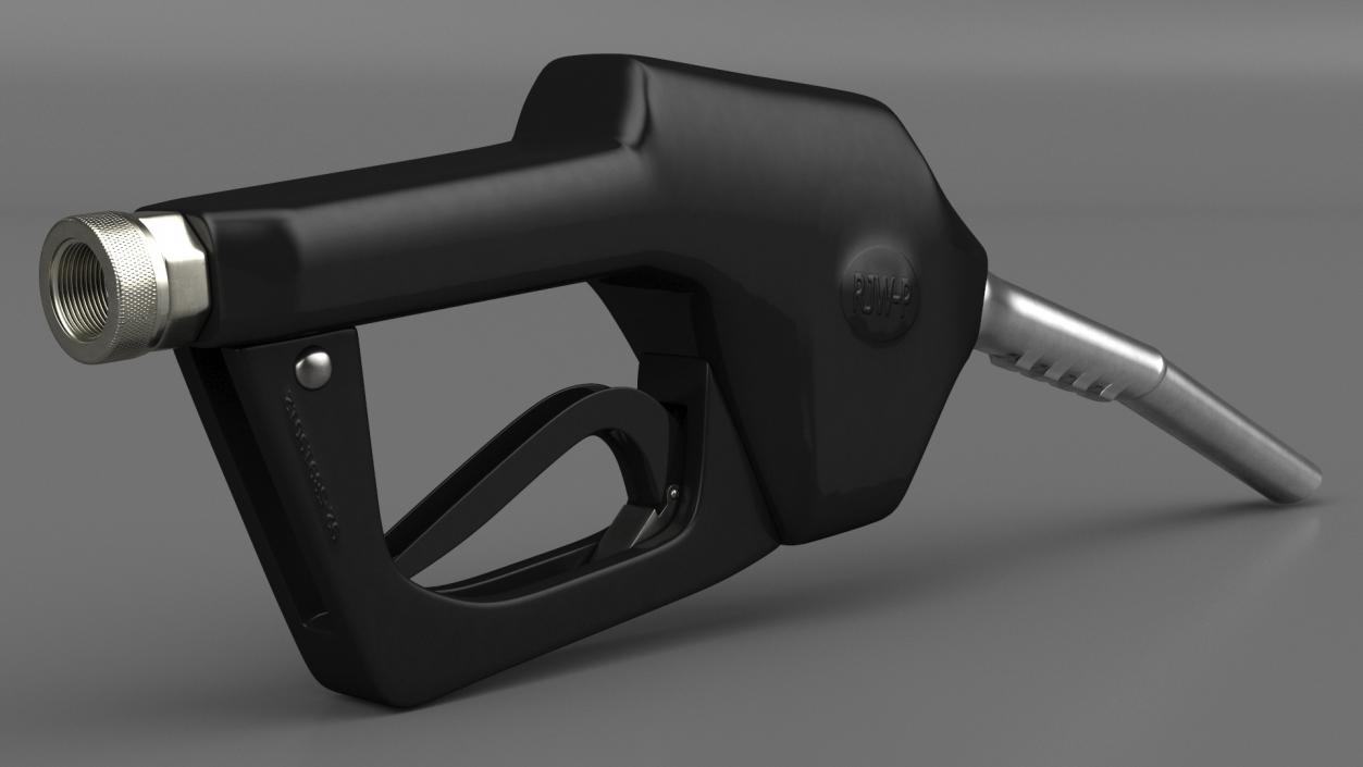 Black Fuel Nozzle 3D