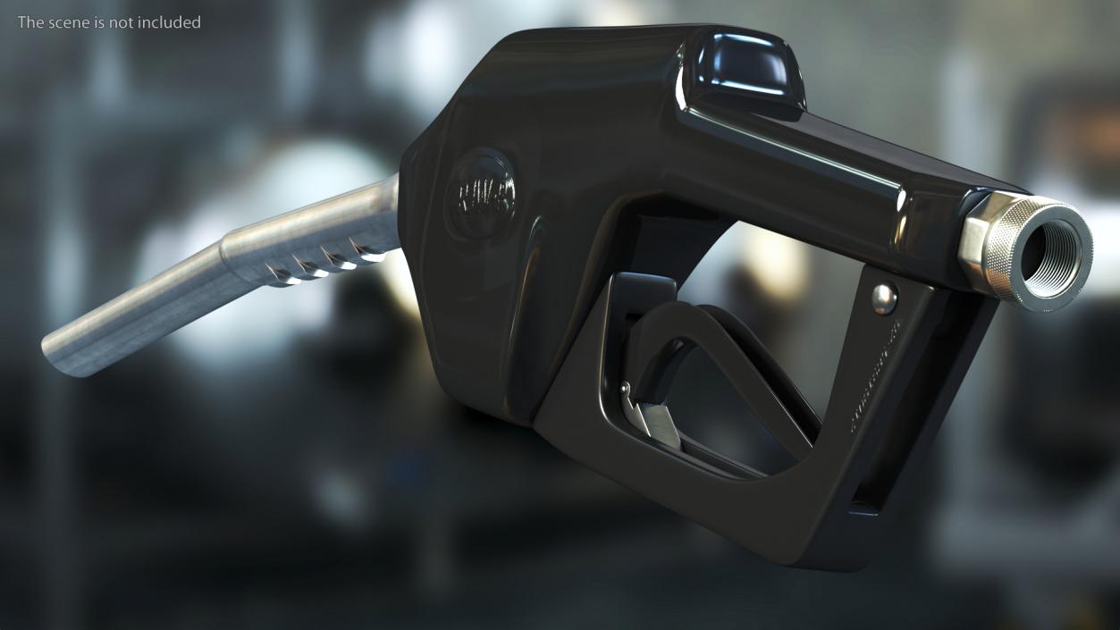 Black Fuel Nozzle 3D