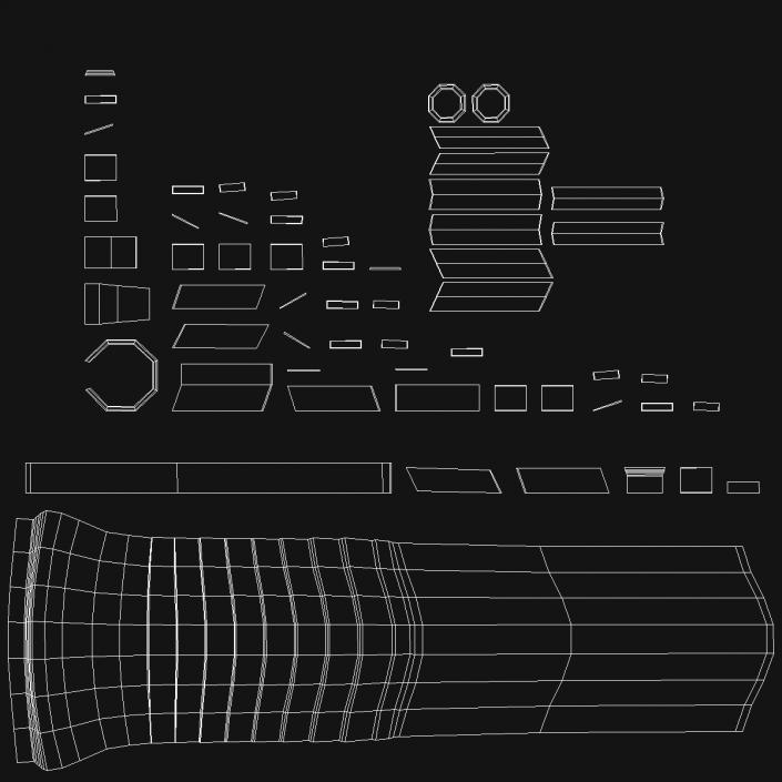 Black Fuel Nozzle 3D