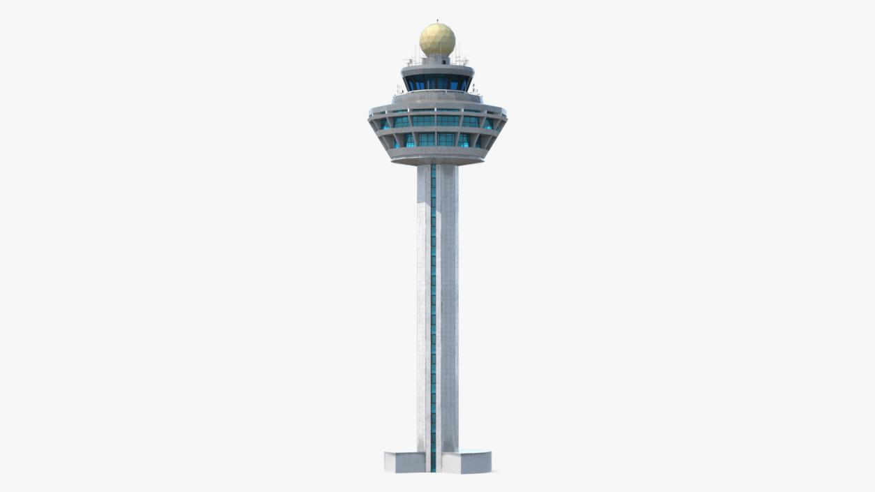 3D Changi Airport Control Tower model