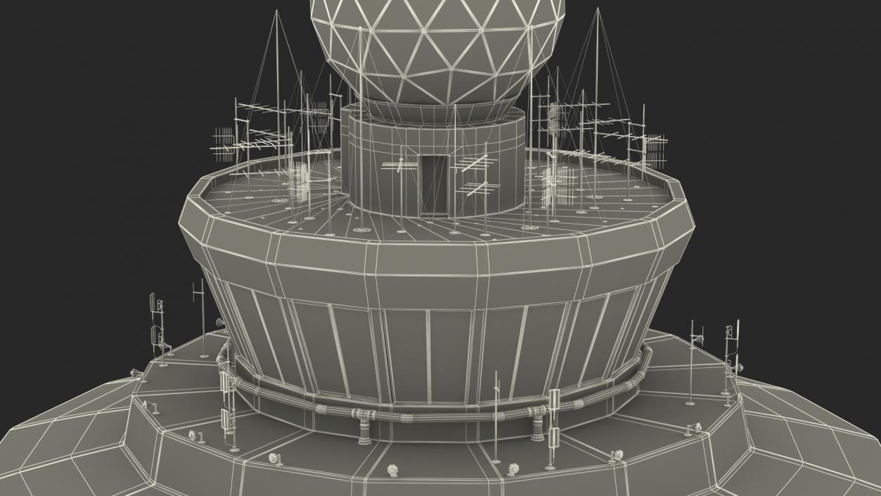 3D Changi Airport Control Tower model