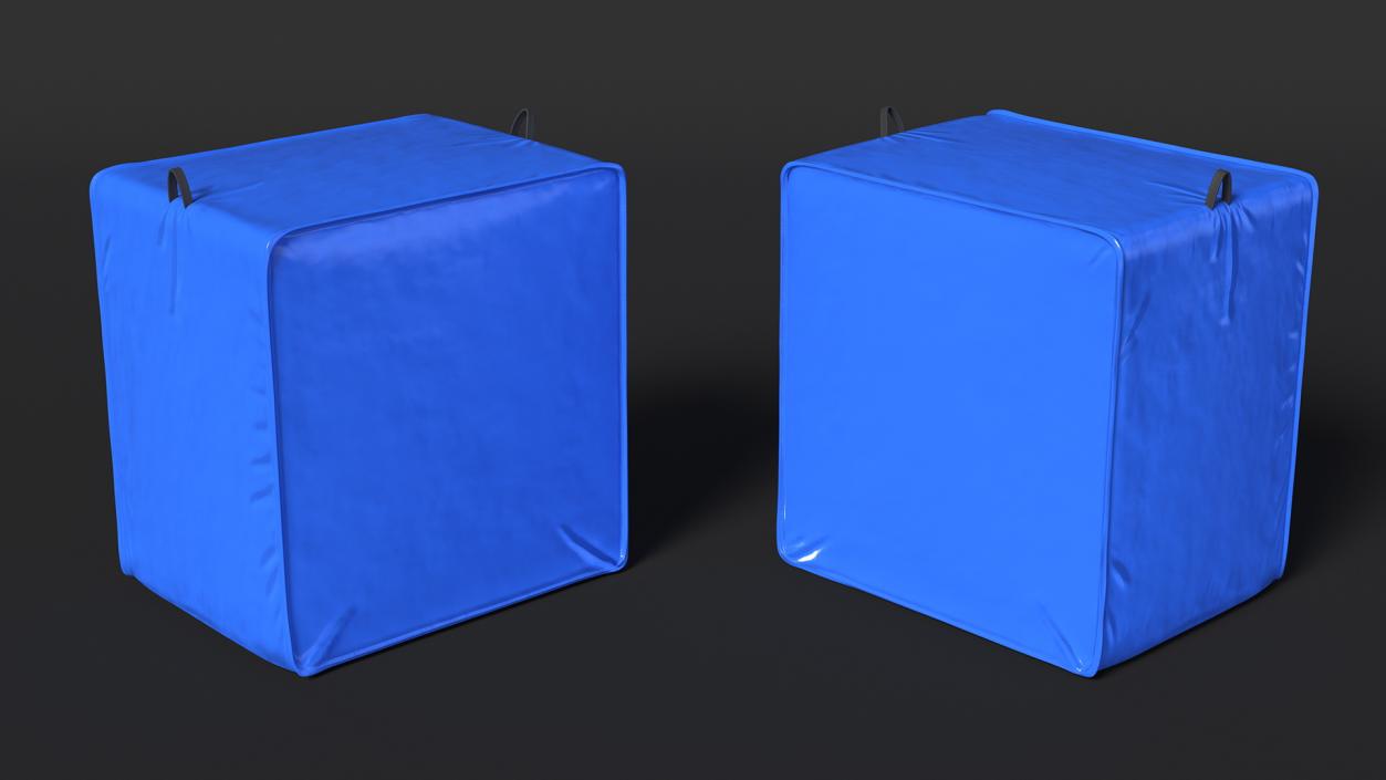 Insulated Pallet Cover Blue 3D