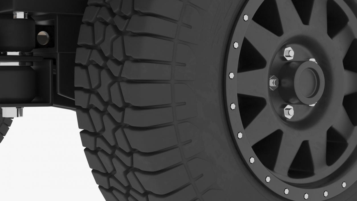 Trailer Teardrop Black 2 3D model