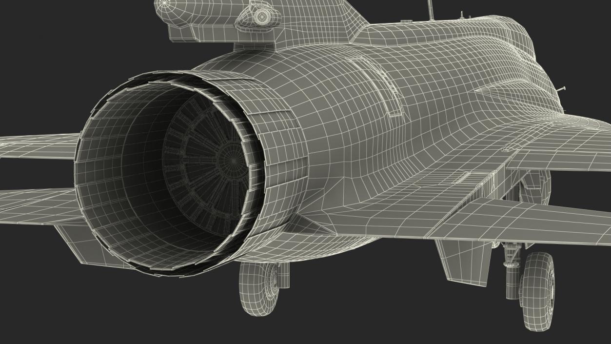 3D model Chengdu FC-1 Xiaolong Pakistan Air Force