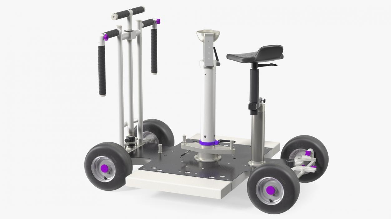 4x4 Dolly with Seat 3D model