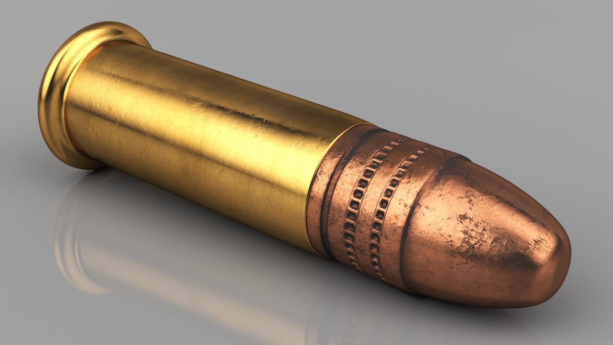 22 Caliber Bullet 3D