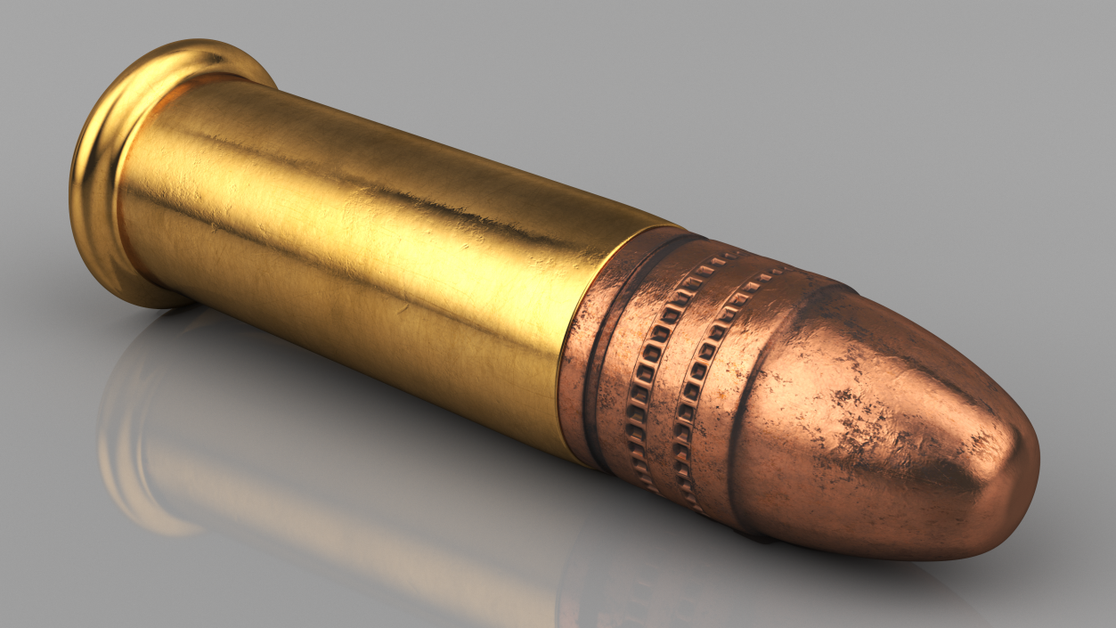 22 Caliber Bullet 3D