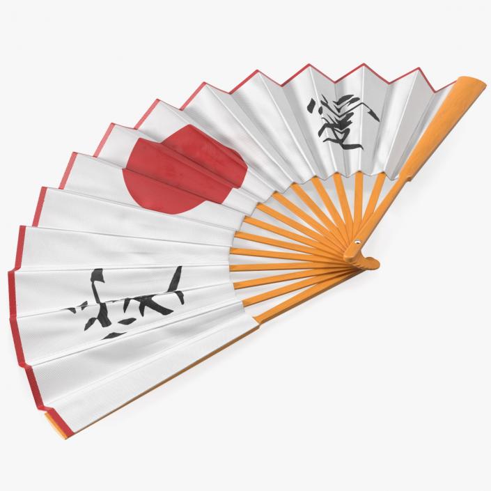 Traditional Japanese Fan 3D model