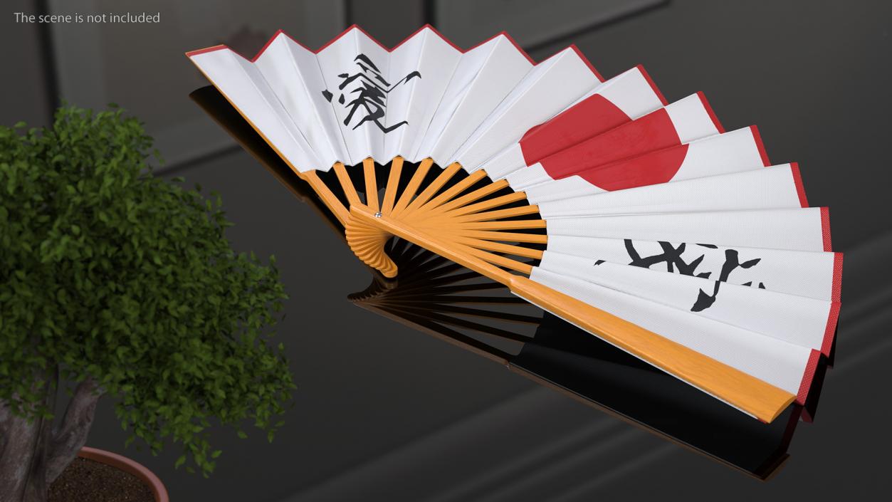 Traditional Japanese Fan 3D model