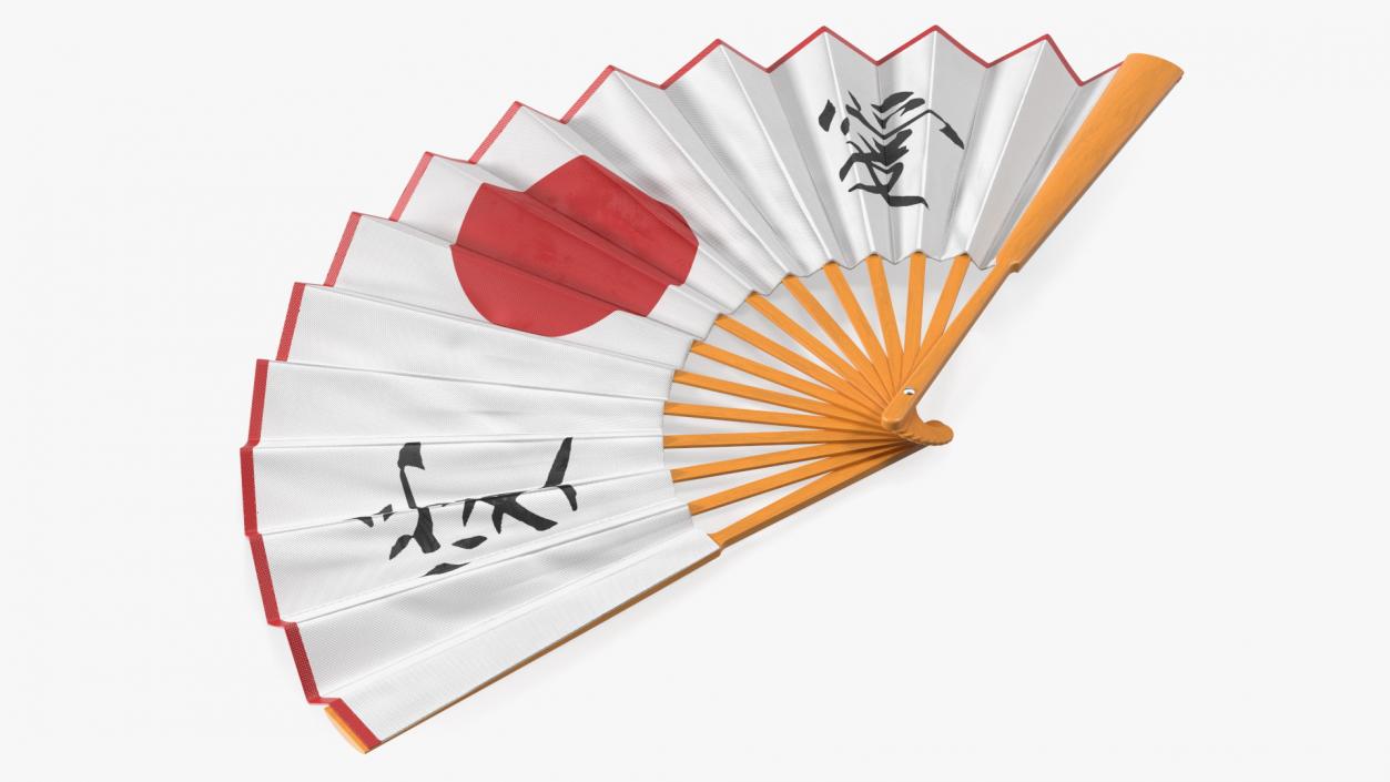 Traditional Japanese Fan 3D model