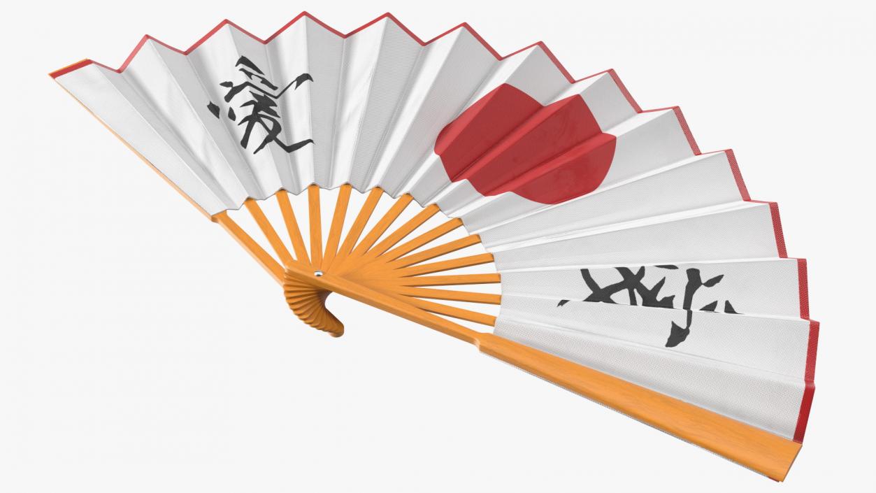 Traditional Japanese Fan 3D model