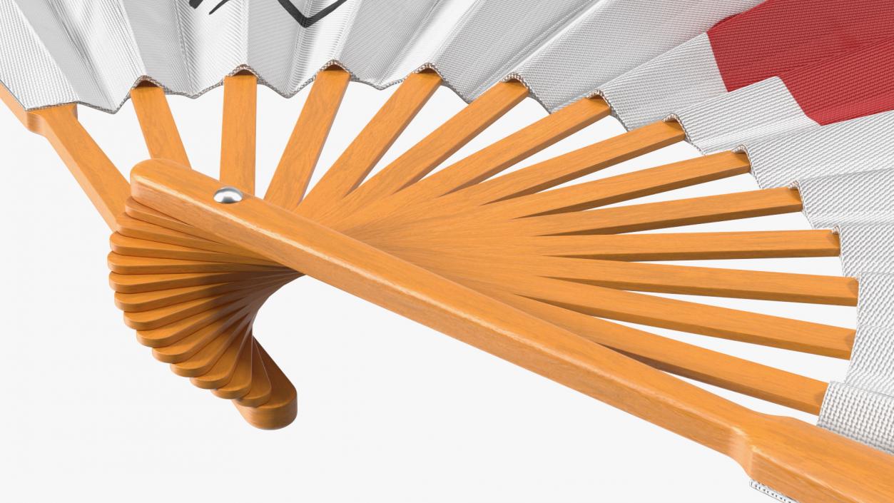 Traditional Japanese Fan 3D model