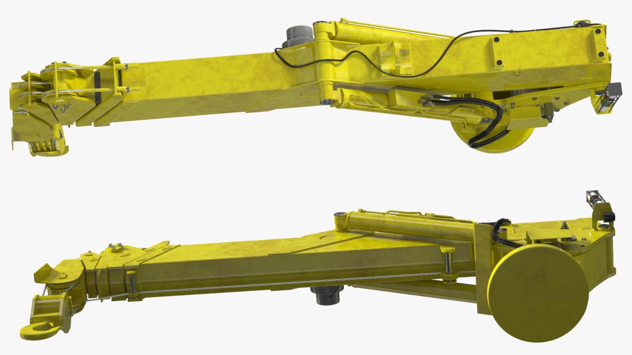 3D Heavy Duty Mini Crane Rigged model