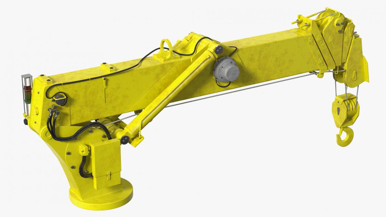 3D Heavy Duty Mini Crane Rigged model