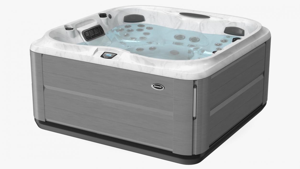 Jacuzzi J475 Spa Hot Tub Platinum with Water 3D model