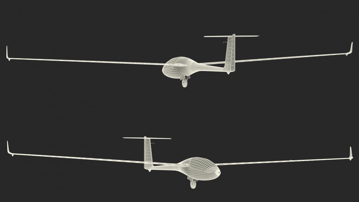 3D model Electric Glider MiniLAK Rigged