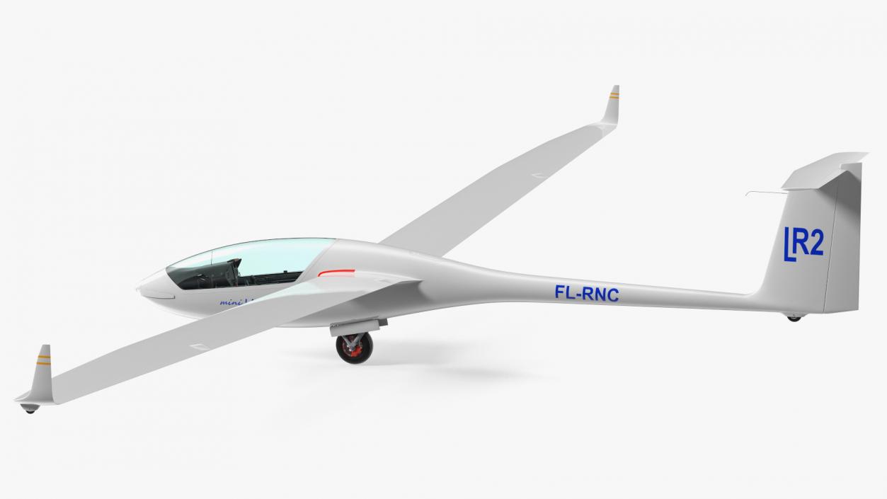 3D model Electric Glider MiniLAK Rigged