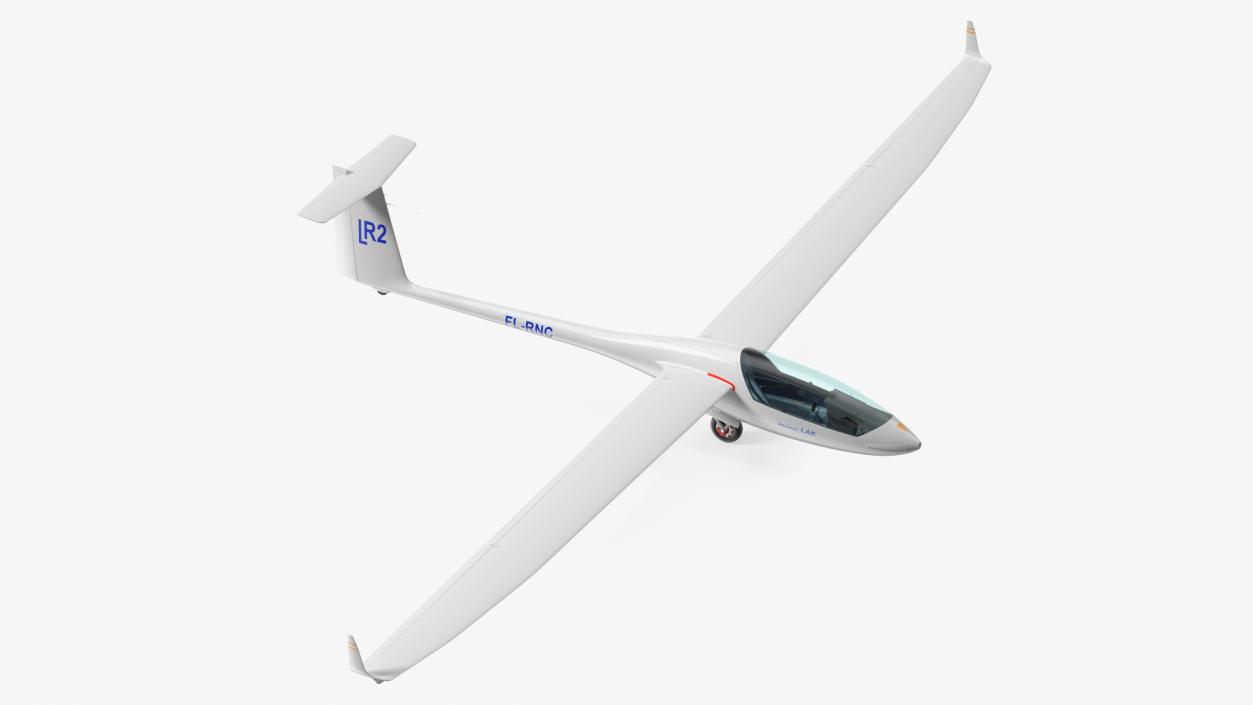 3D model Electric Glider MiniLAK Rigged