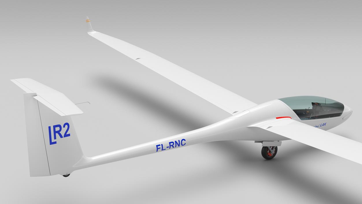 3D model Electric Glider MiniLAK Rigged