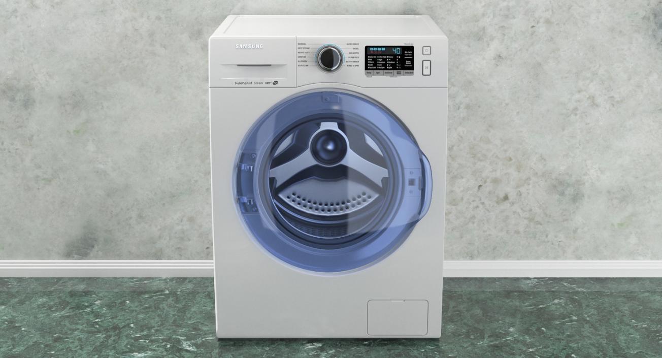 3D model Washing Machine Samsung WW6800