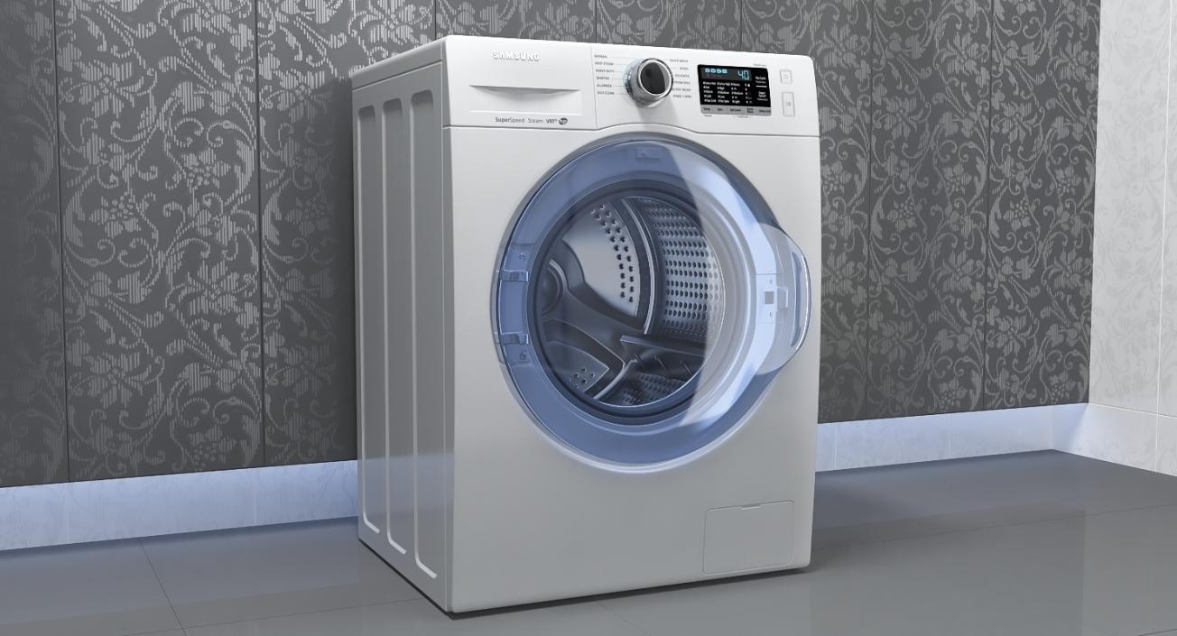 3D model Washing Machine Samsung WW6800