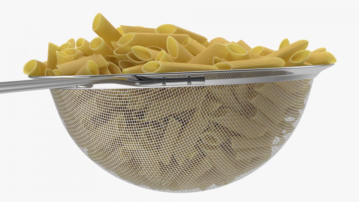 Pasta in Colander 3D