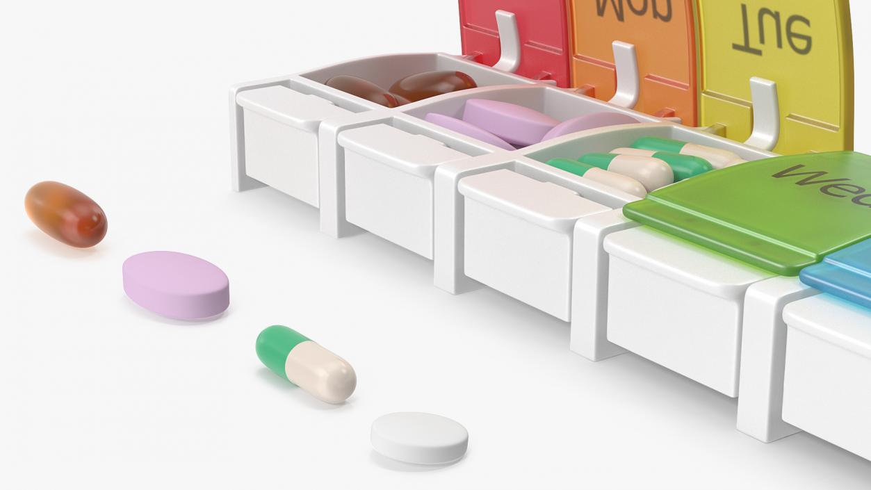 Pills Packs Collection 5 3D model